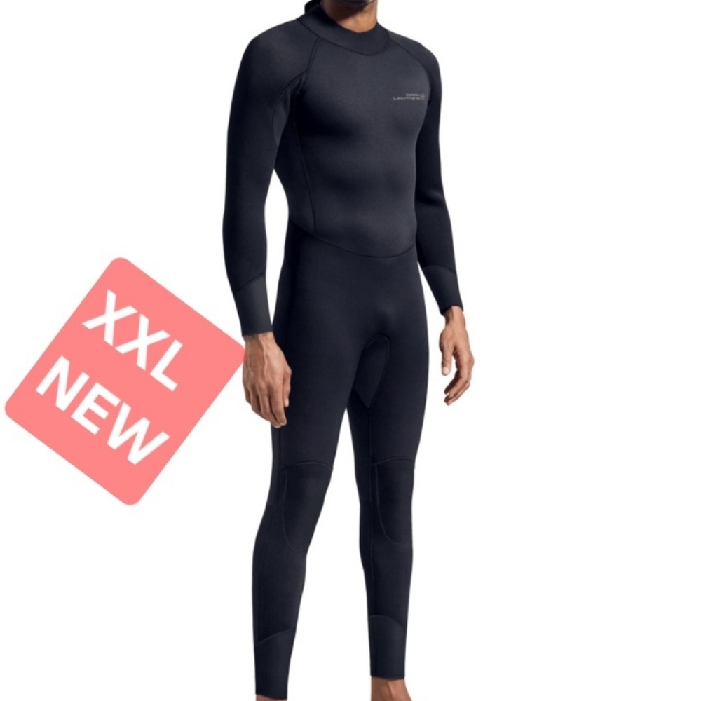 3/2 XXL Men's Black WETSUIT NEW!